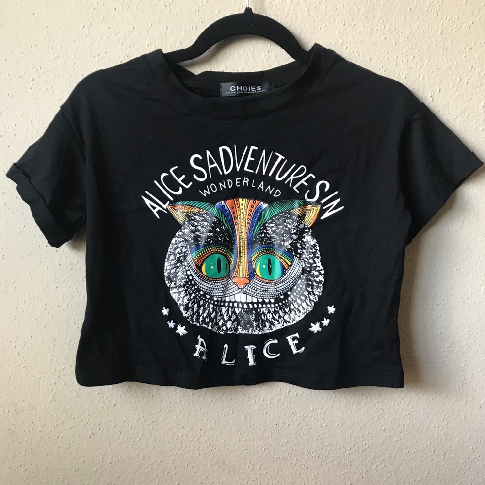 Black crop top